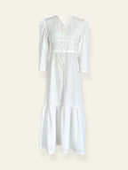 Elara Chikankari Summer Long Dress