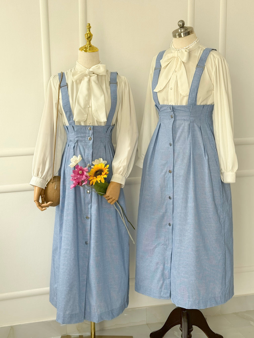 Tiffany Chic Button-down Skirt