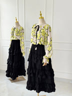 Lime baggy style top