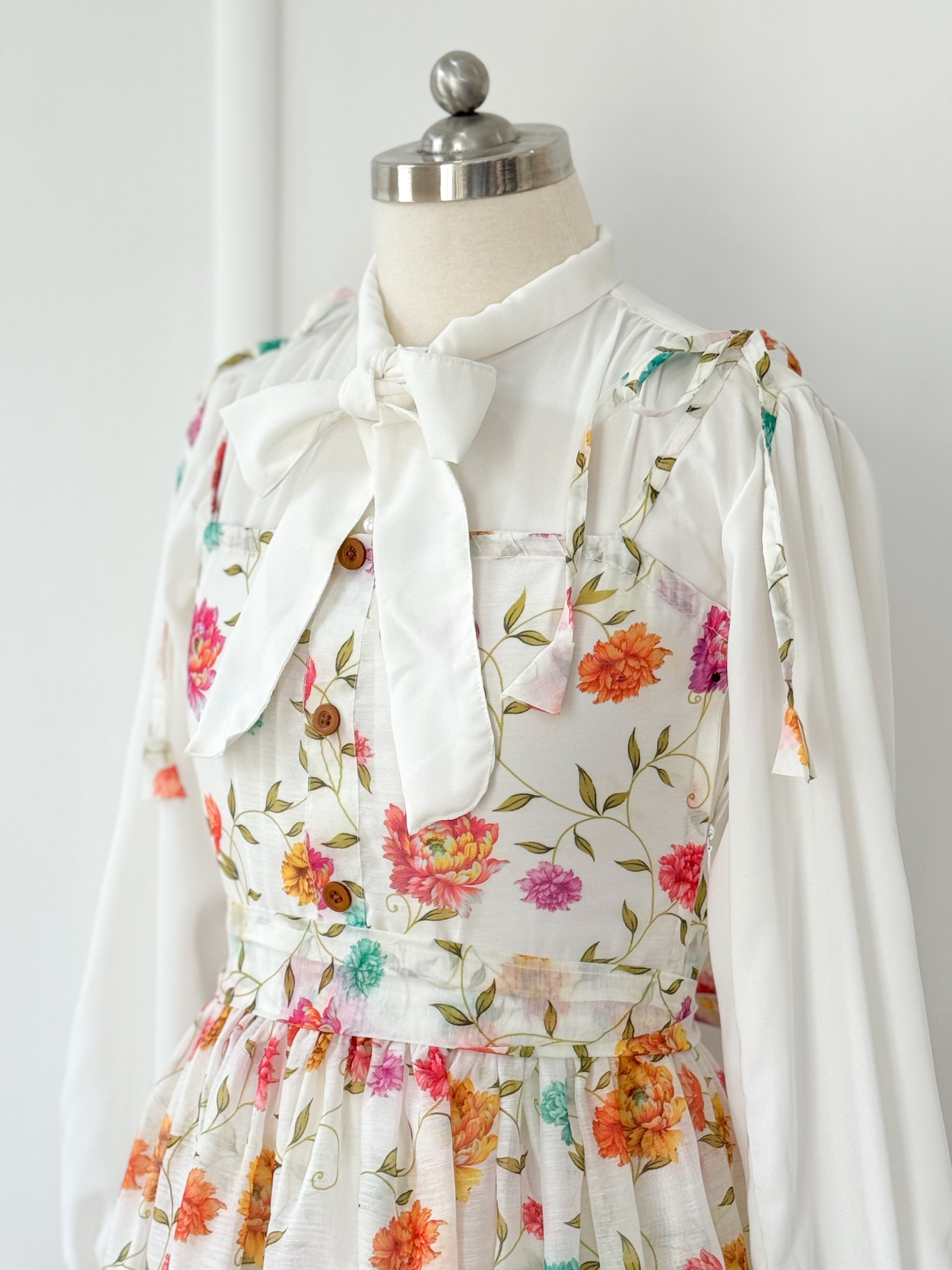 Peony Floral Summer Long Dress