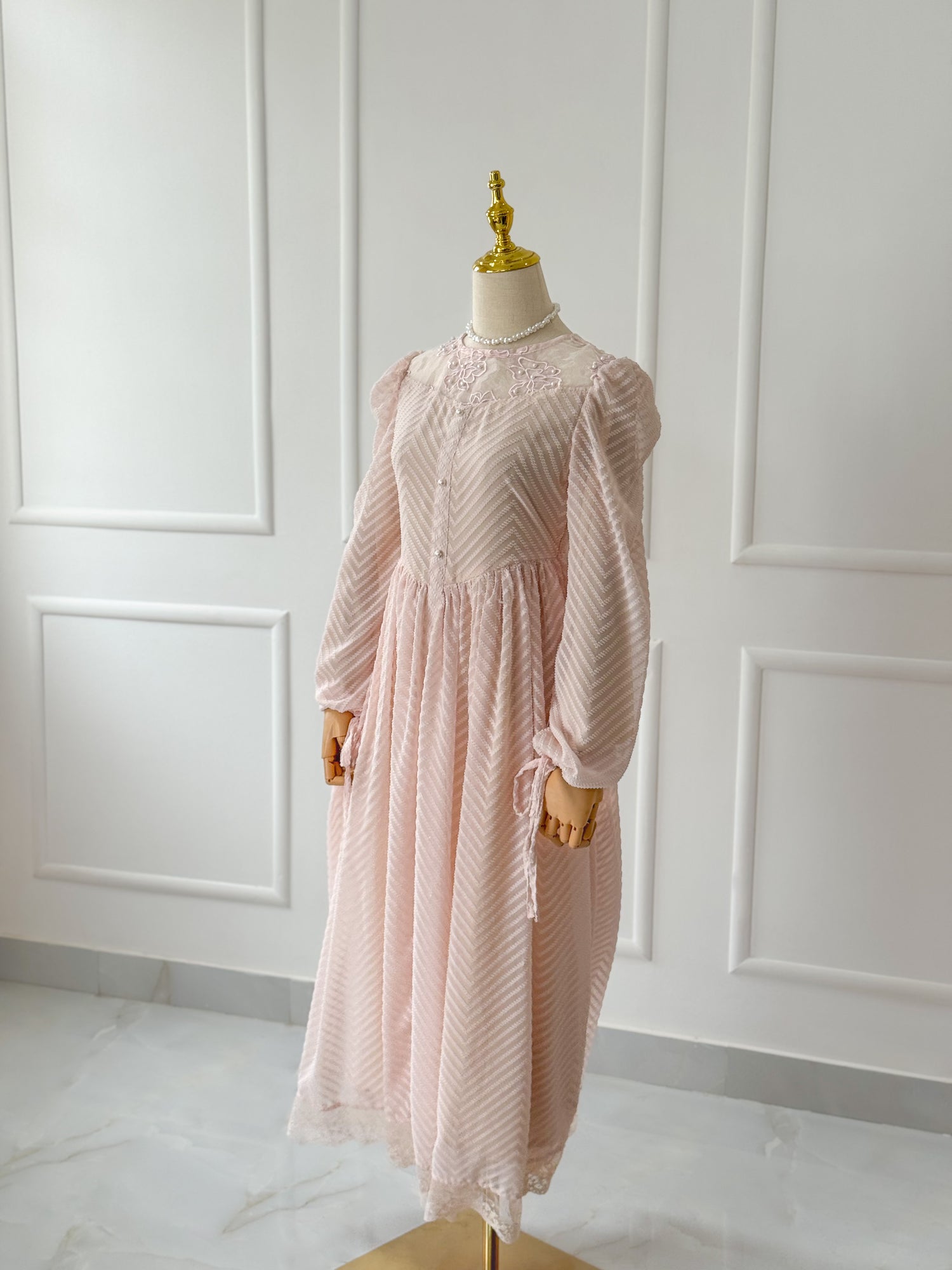 Clara chiffon long dress