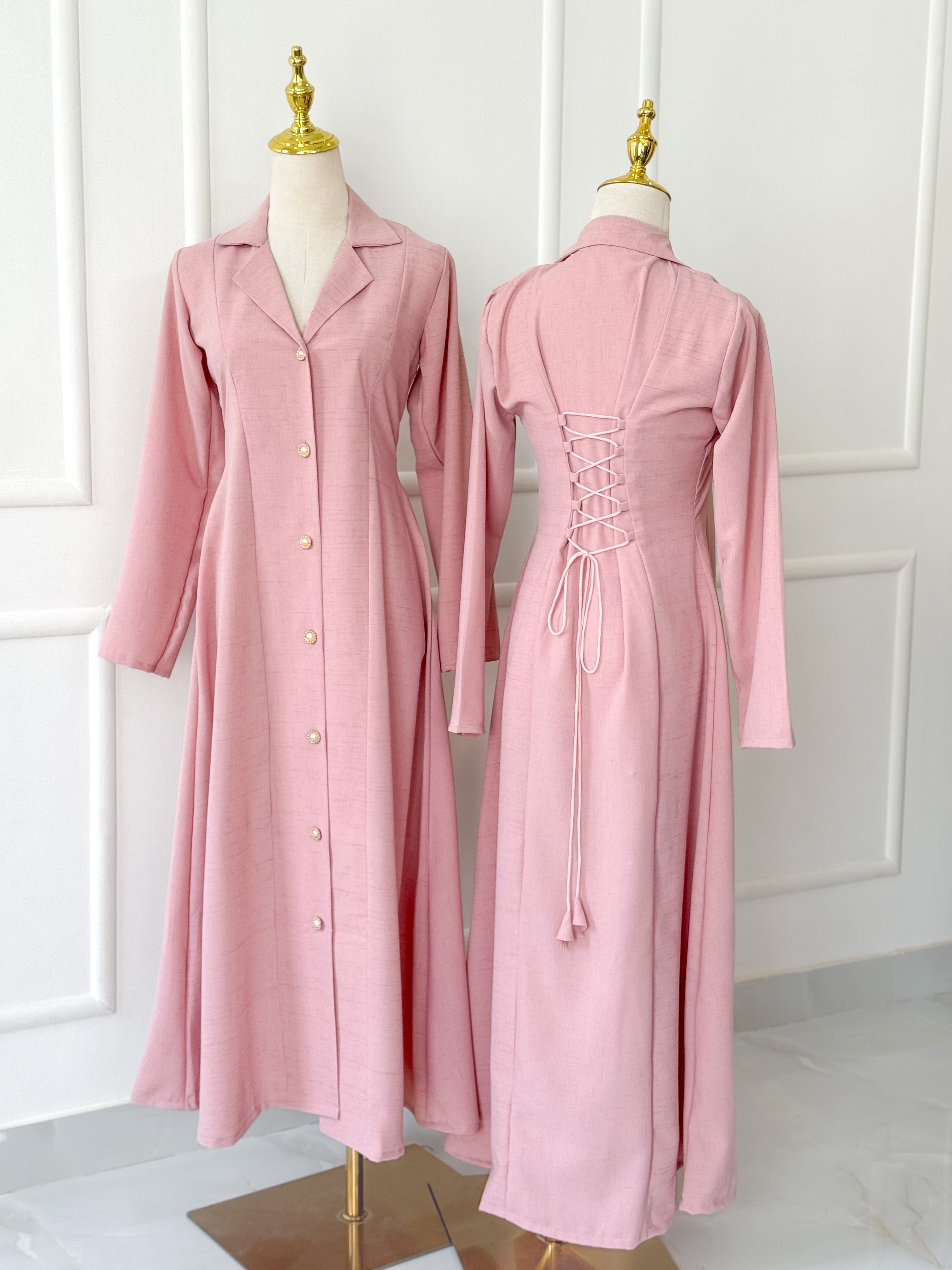 Bloom Solid Long Dress