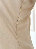 Lama Beige Long Modest Dress