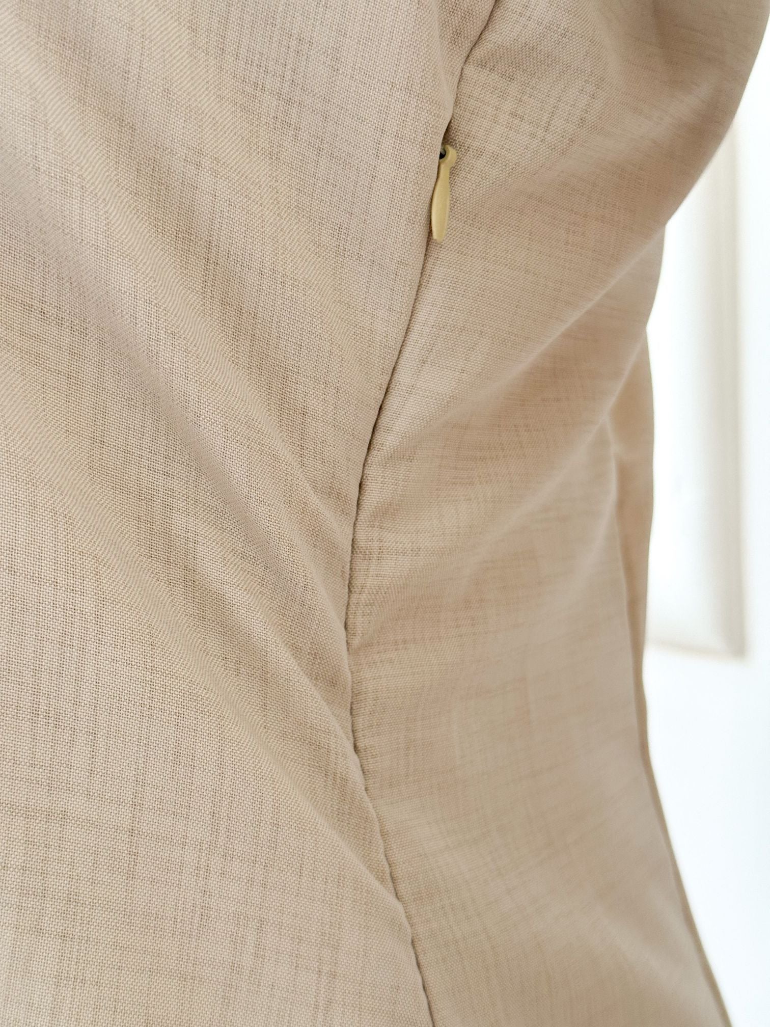 Lama Beige Long Modest Dress