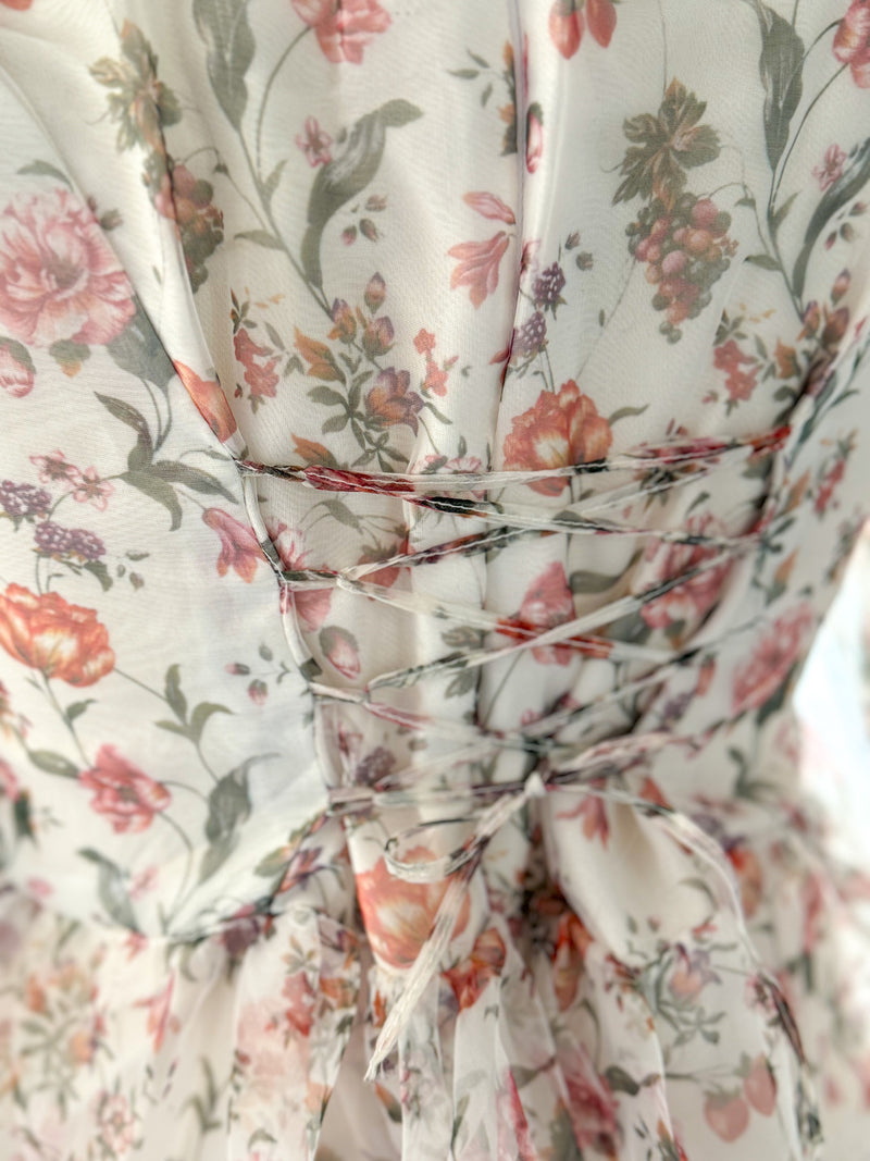 Lily Floral Printed Long Dress