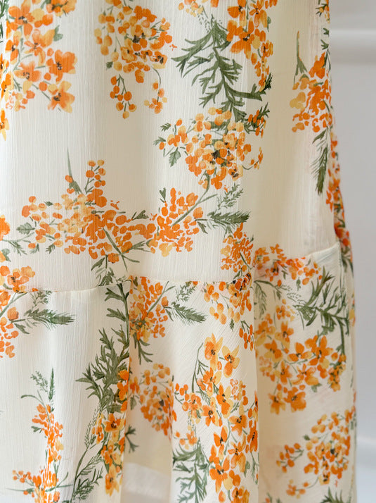 Orchid Floral Long Skirt