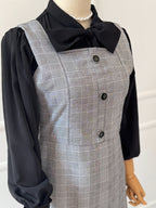 Marcel Long Glen Check Pattern Dress