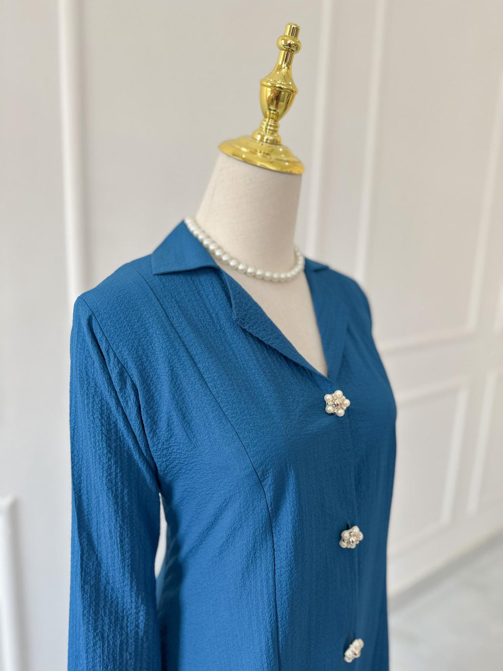 Blaire Solid Long Dress