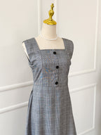 Marcel Long Glen Check Pattern Dress