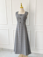Marcel Long Glen Check Pattern Dress