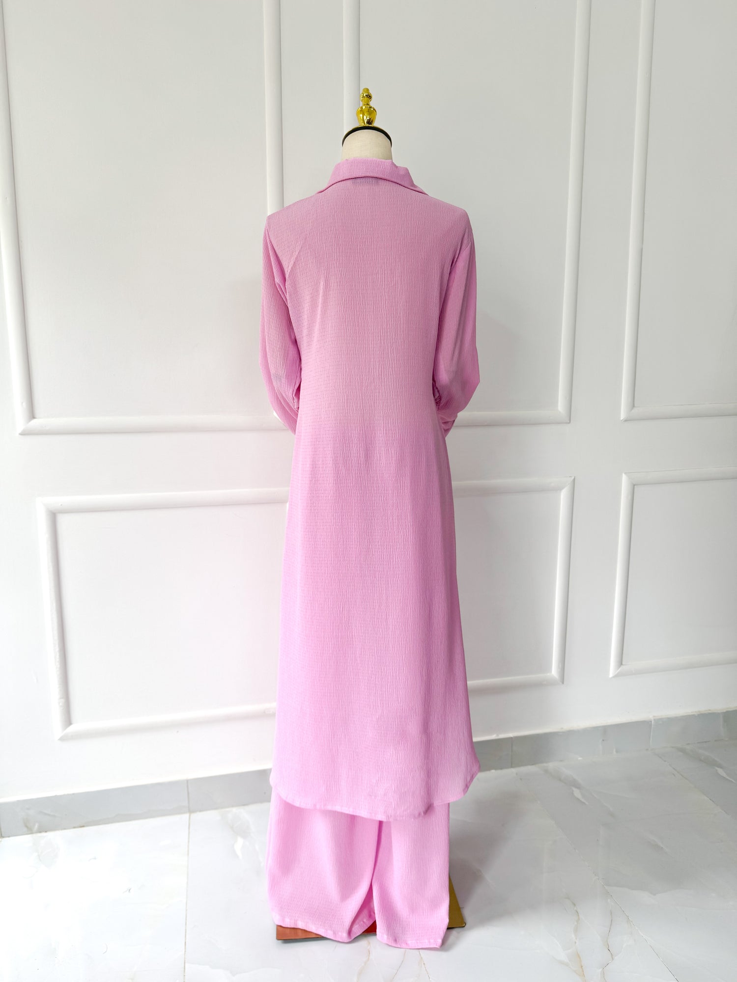 Amara Pink Solid Co-ord Set