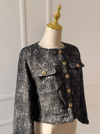 Starry Buttoned Down Jacket