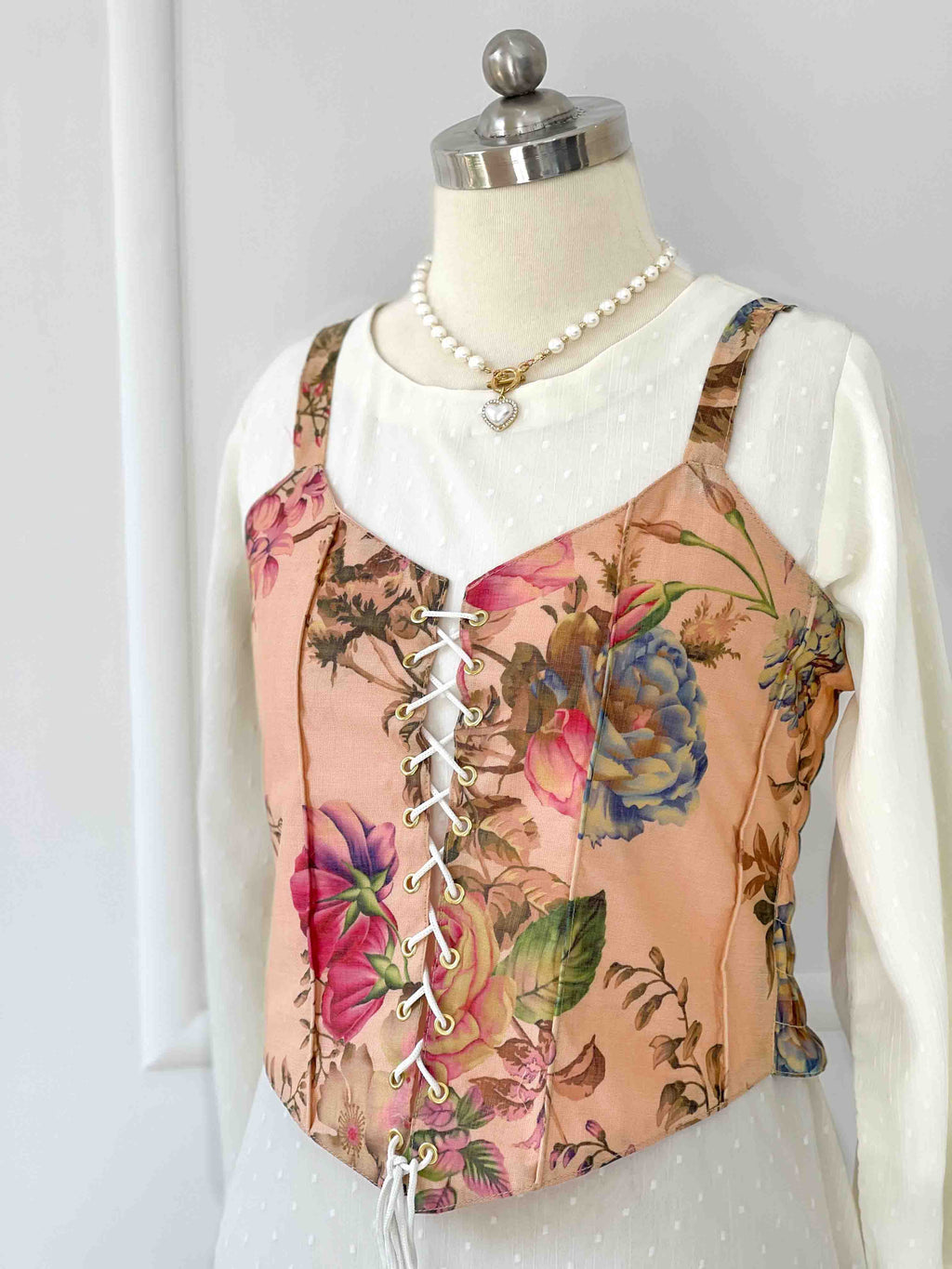 White Pearl Long Dress