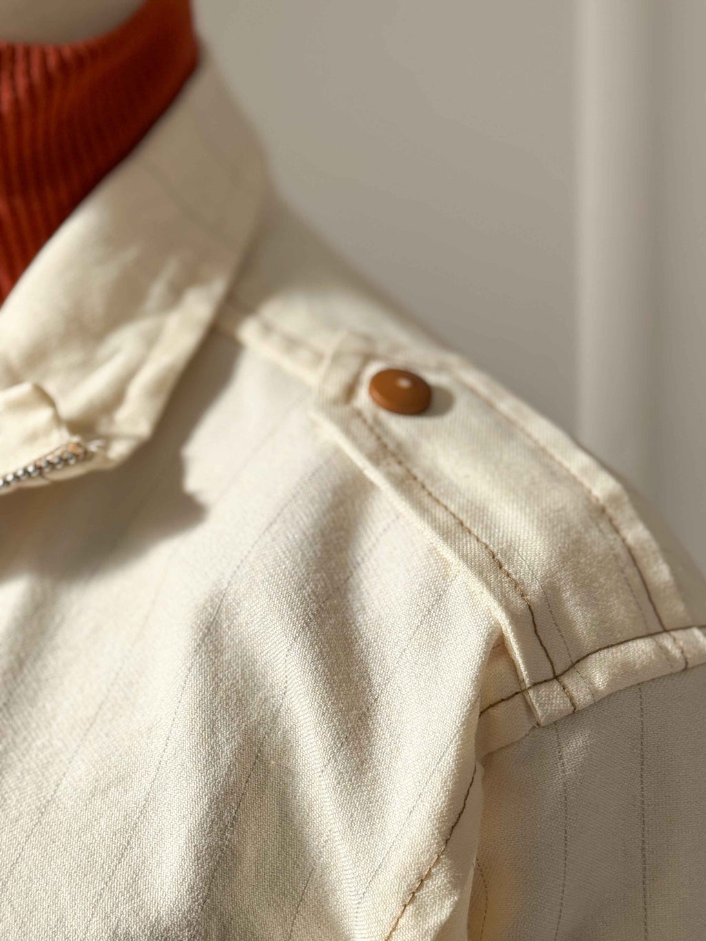 Crème Cropped Jacket