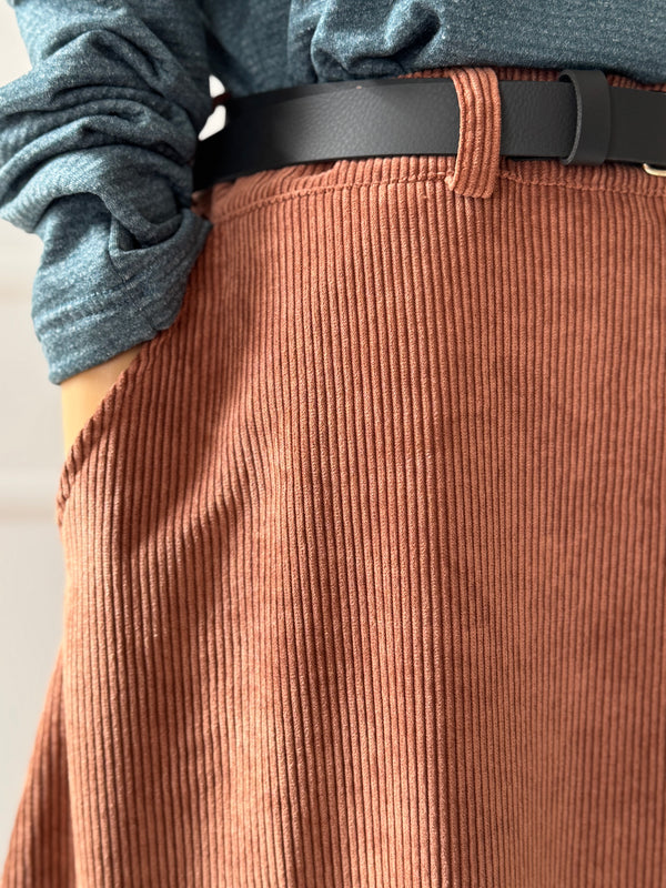 Amber Corduroy Skirt