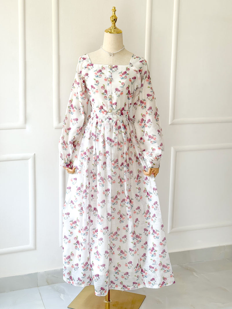 Whimsy Floral Long Dress