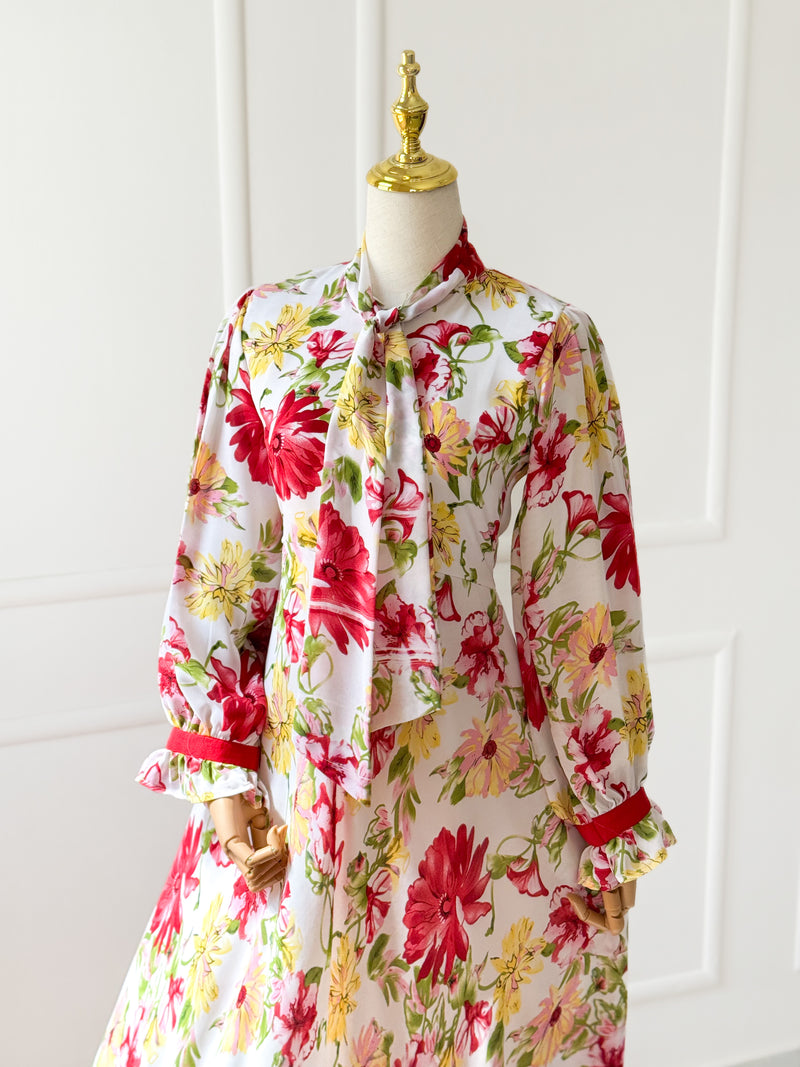 Jardin Flowy Tropical Long Dress