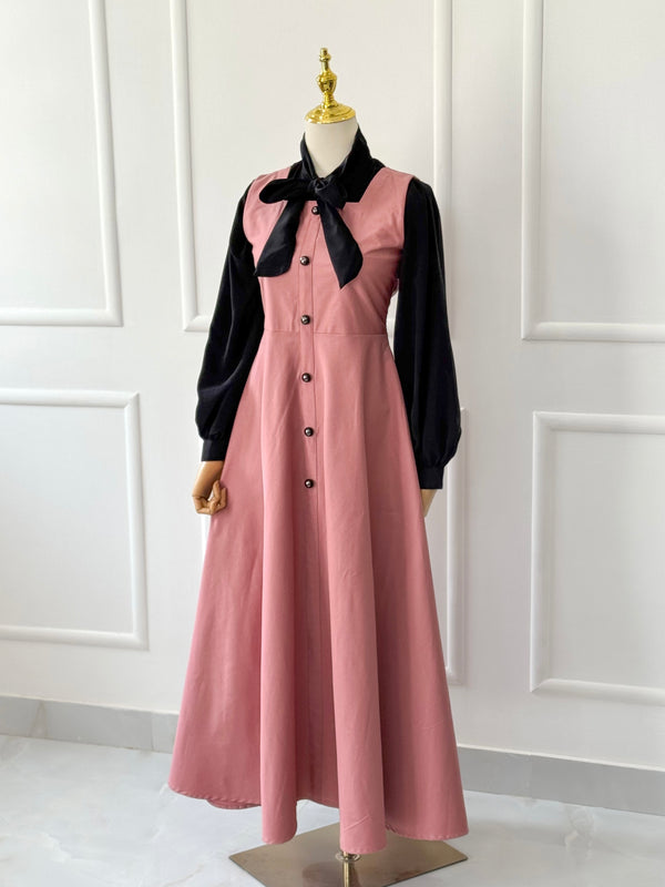Fiora Long Buttoned Dress