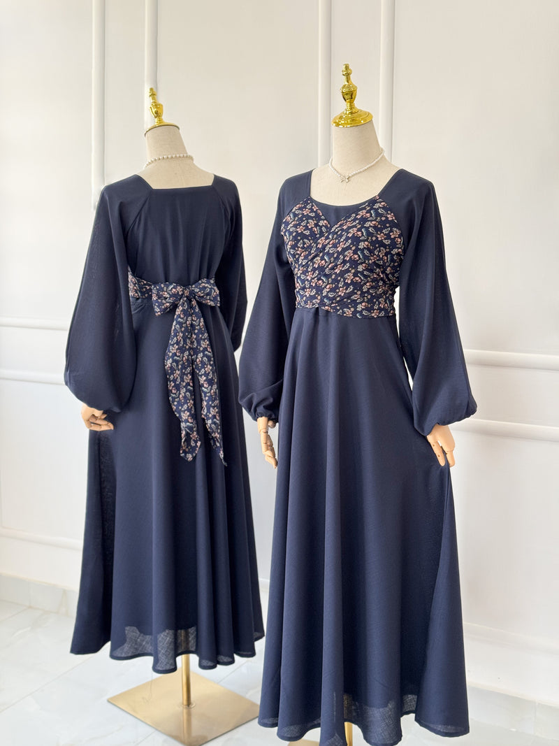 Luna Cross-body Long Dress