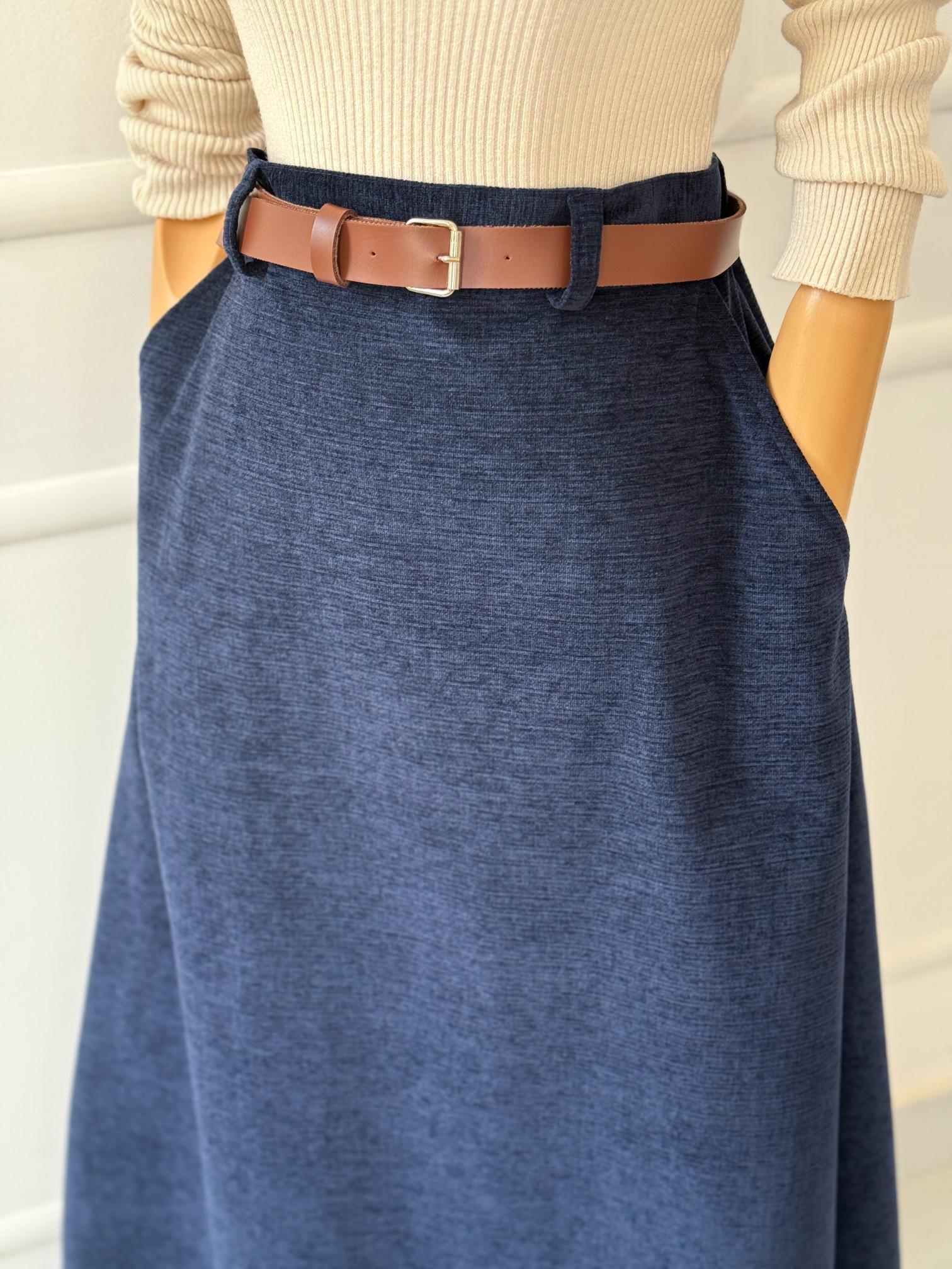 Velin Navy skirt