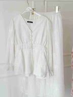 Jasmine Chiffon Blouse & Skirt