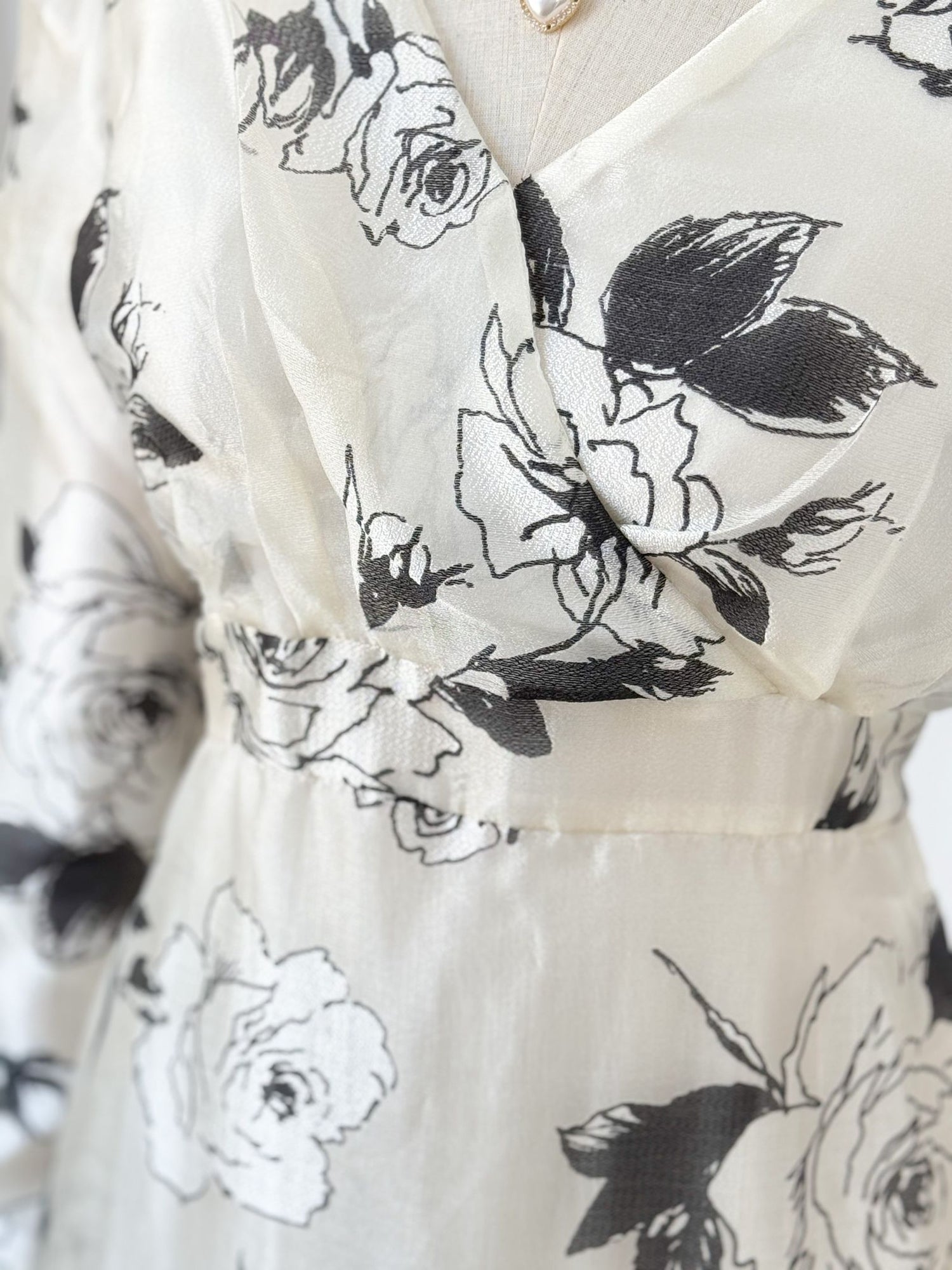 Alora Vintage Floral Long Dress