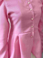 Puff Peplum Style top