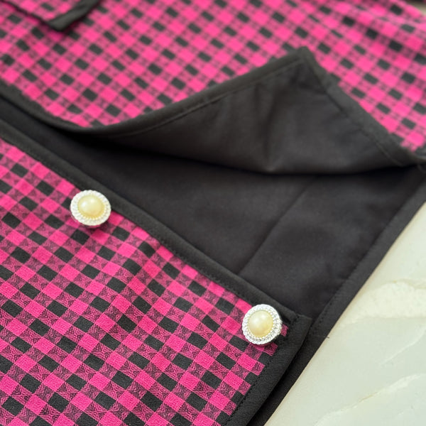 Plush Plaid Autumn Jacket