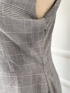 Marcel Long Glen Check Pattern Dress