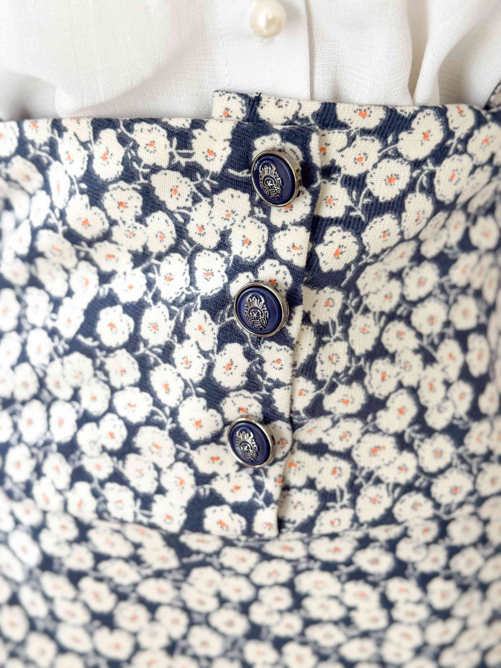 Mistle Vintage Style Suspender Skirt