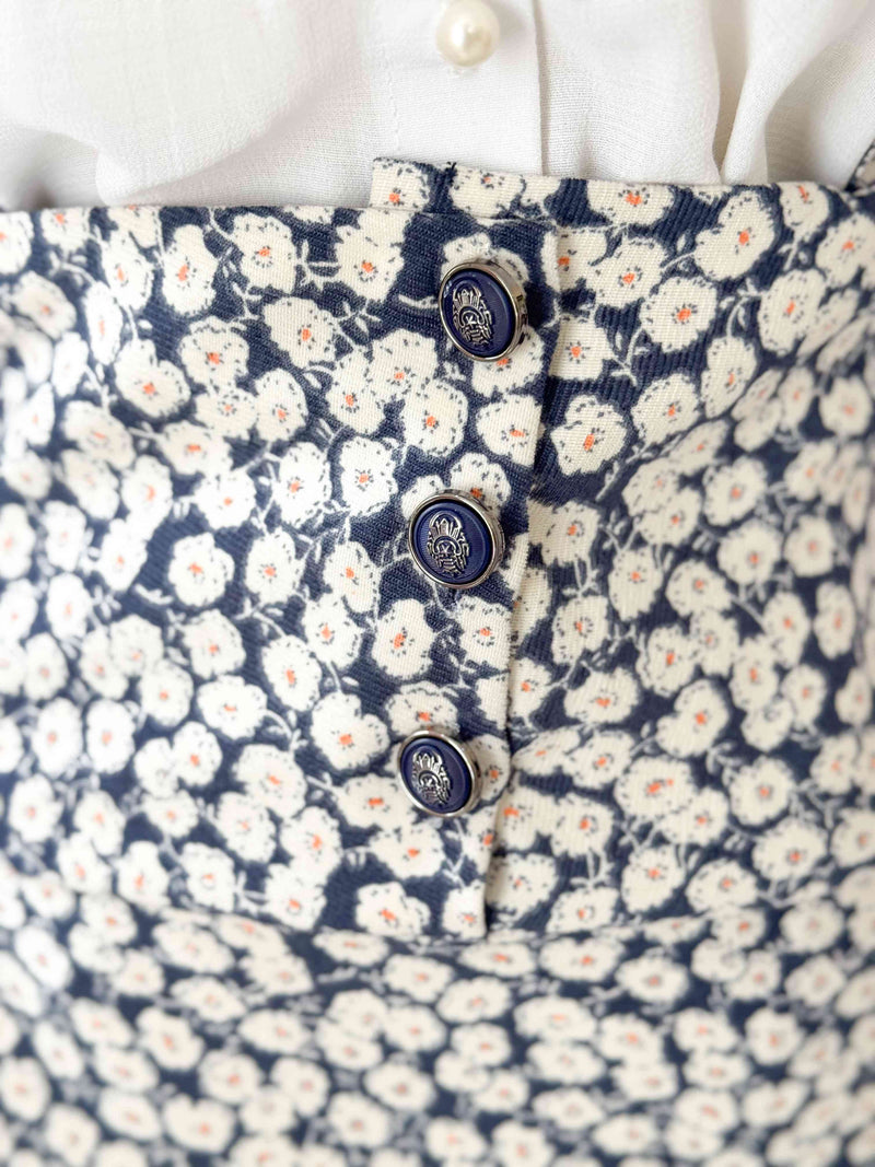 Mistle Vintage Style Suspender Skirt