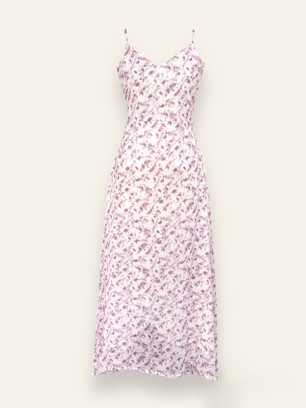 Lilac Sleeveless Long Dress