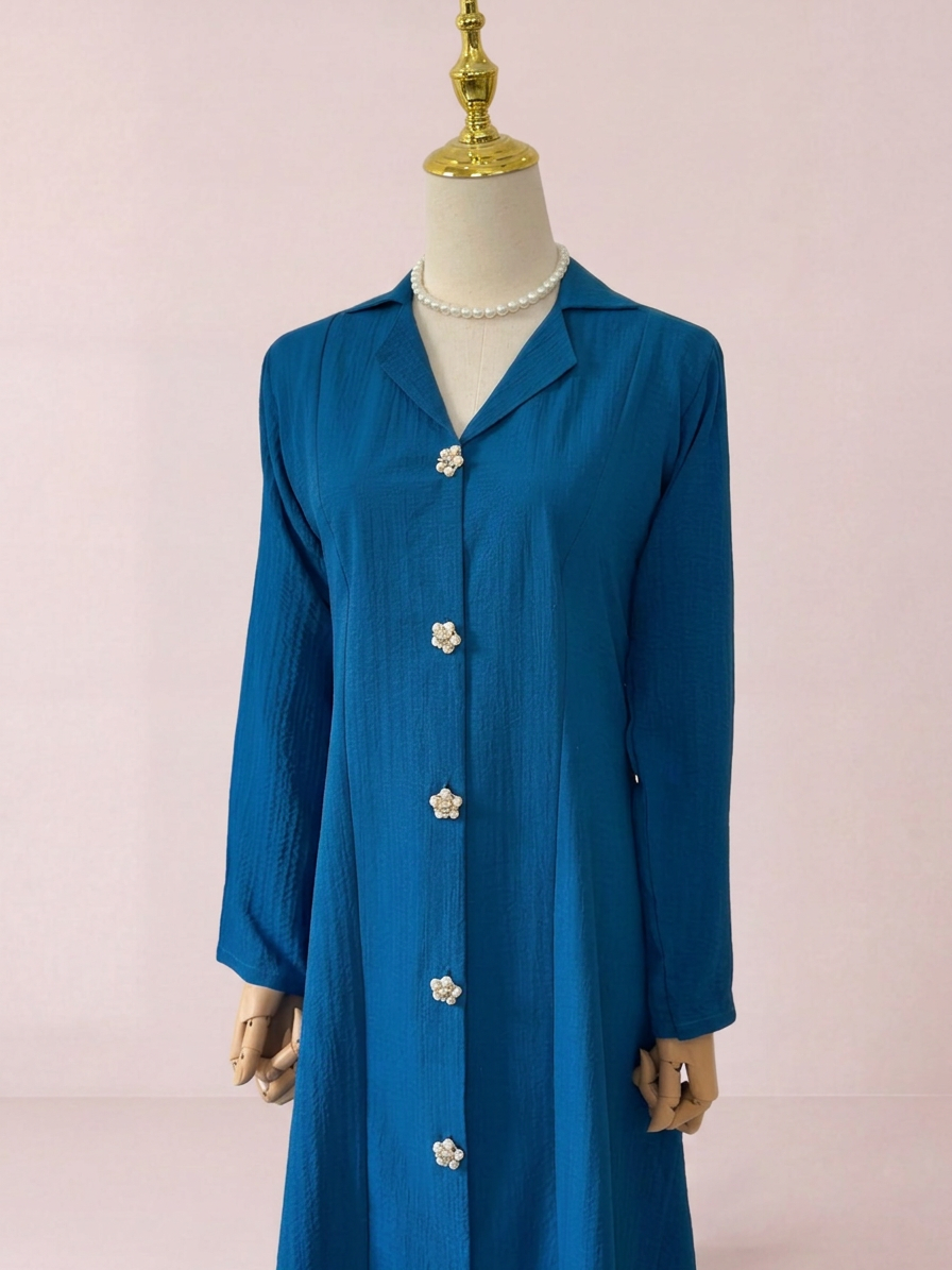 Blaire Solid Long Dress
