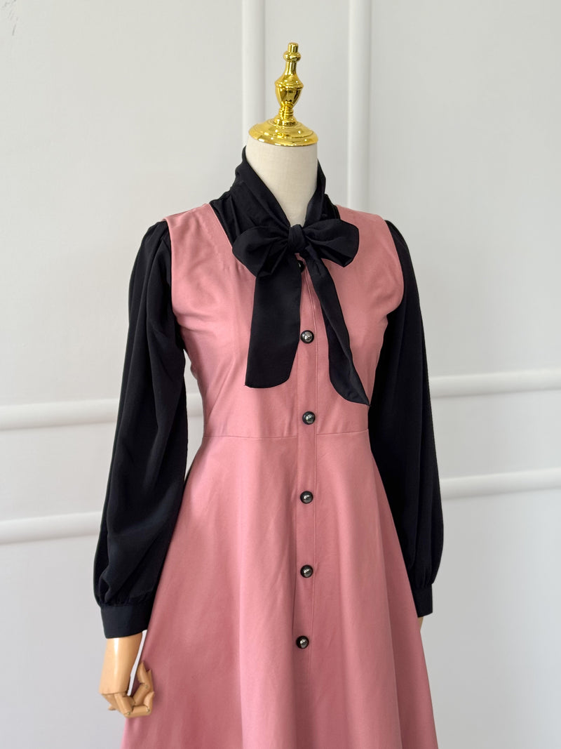 Fiora Long Buttoned Dress