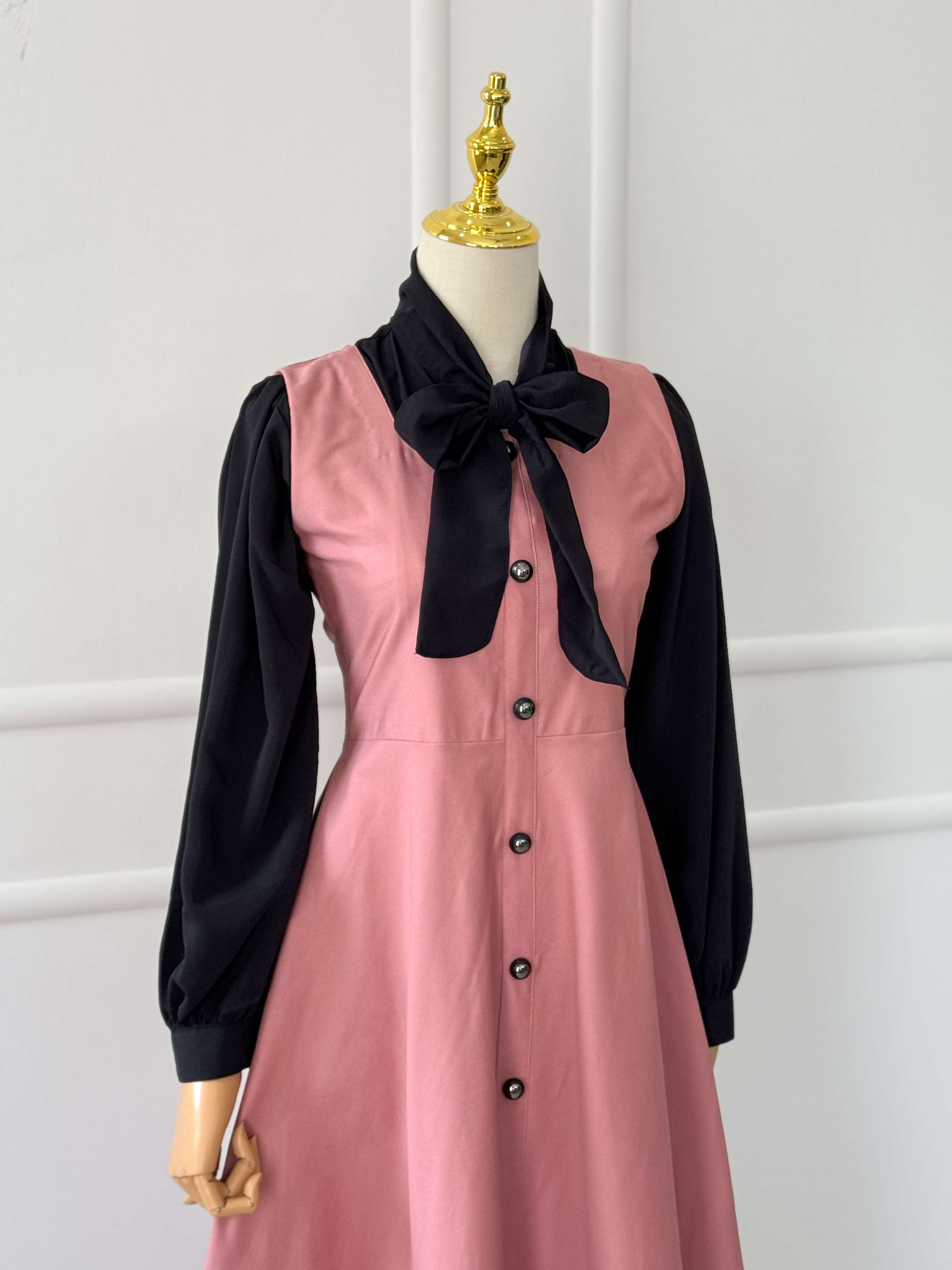 Fiora Long Buttoned Dress