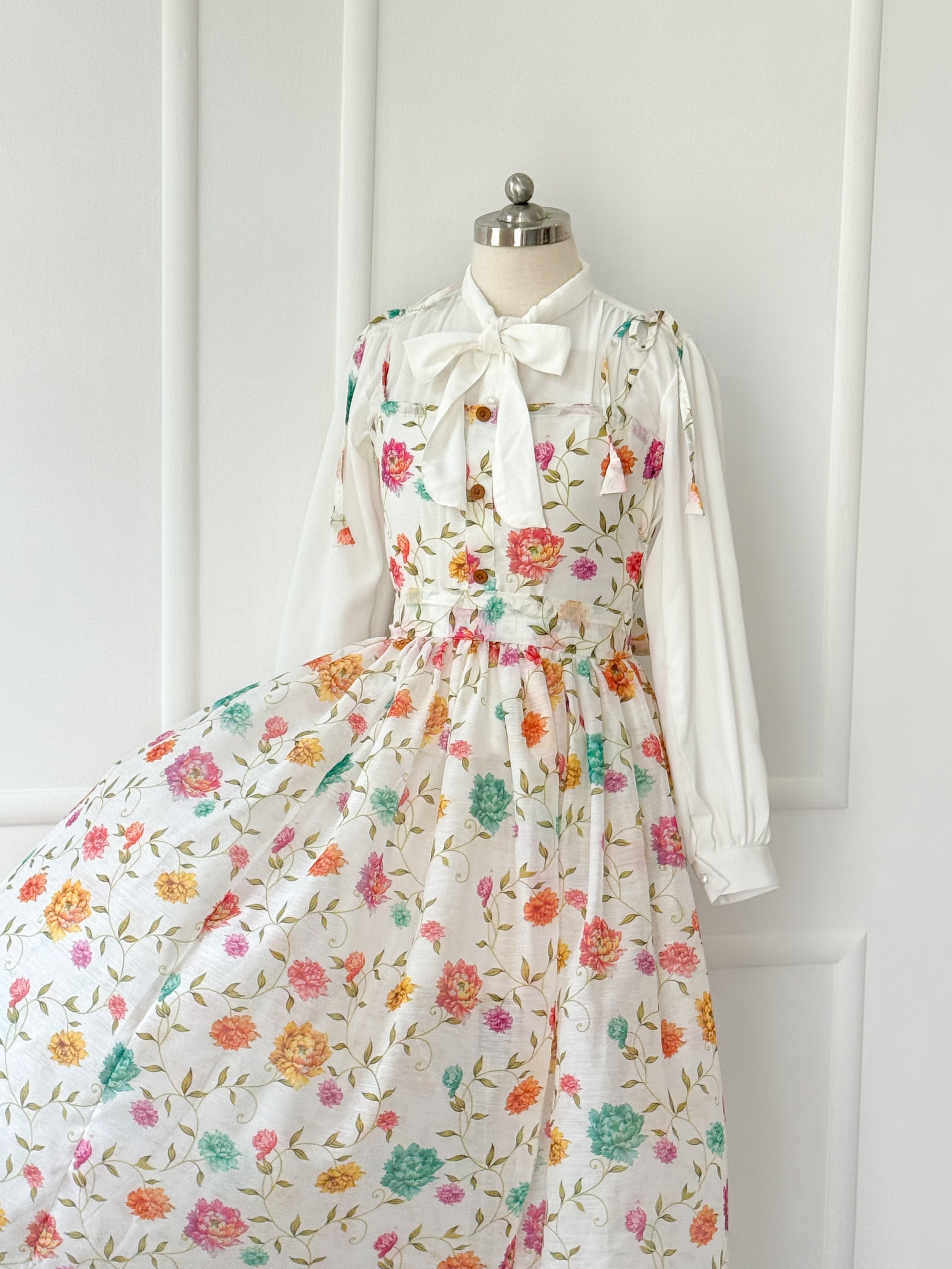Peony Floral Summer Long Dress