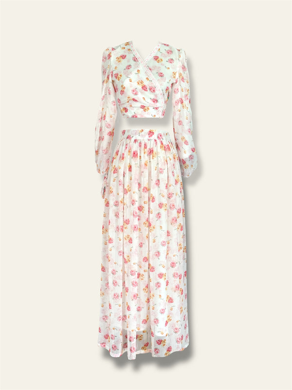 Laura blouse and long skirt set