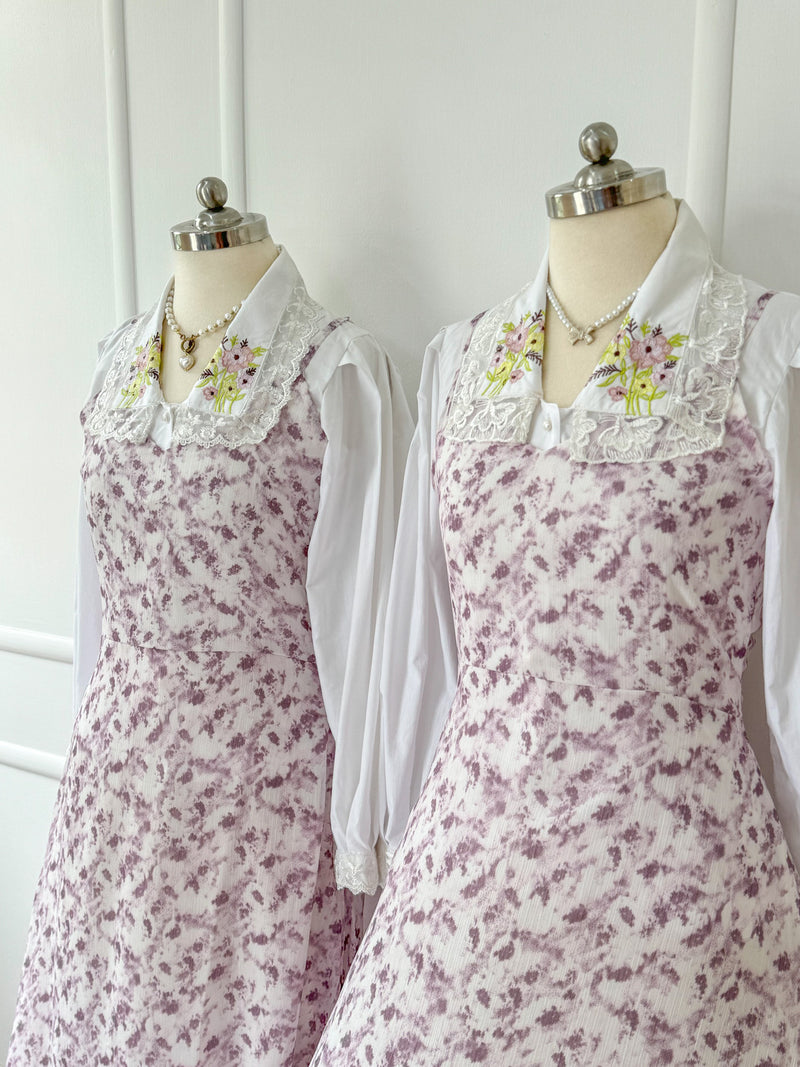 Lilac Sleeveless Long Dress