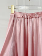 Pink Silk Skirt