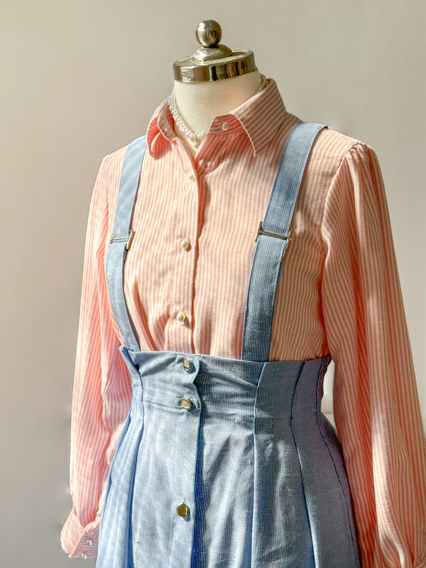 Candy Pink Button Down Top