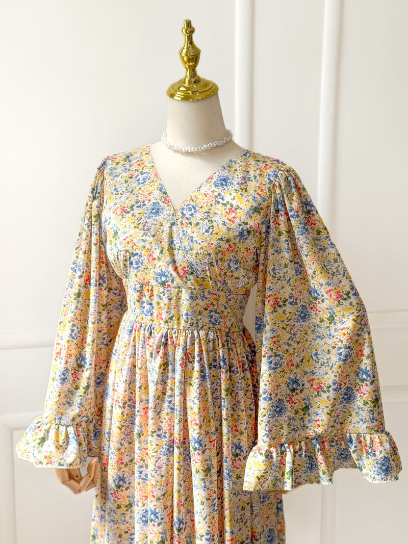 Daisy Printed Long Dress