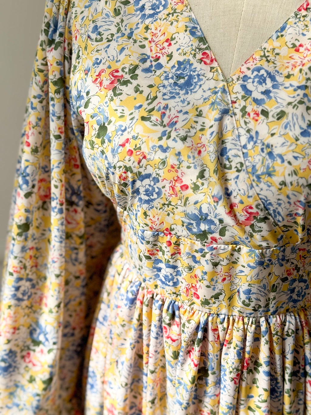 Daisy Printed Long Dress