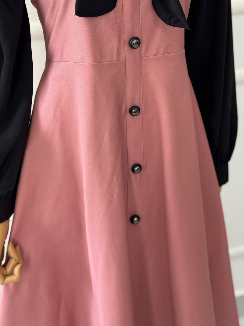 Fiora Long Buttoned Dress