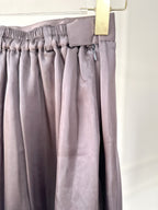 Grey Silk Skirt