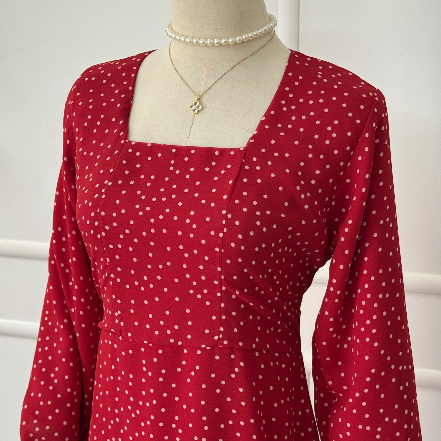 Poppy Polka Dot Dress