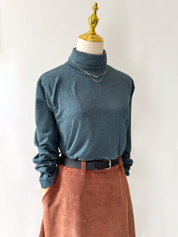 Teal Turtle Neck