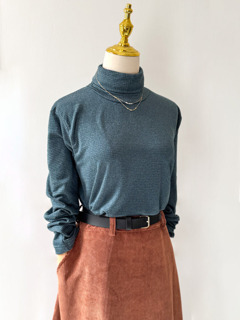 Teal Turtle Neck