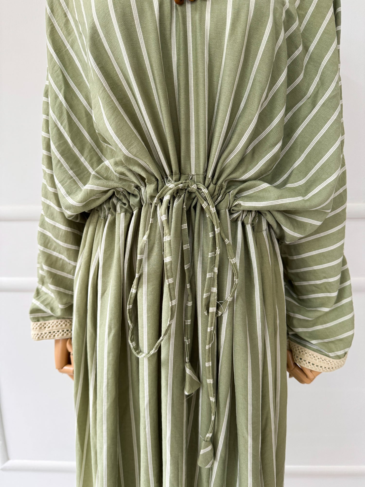 Zahra Striped Kaftan Style Dress