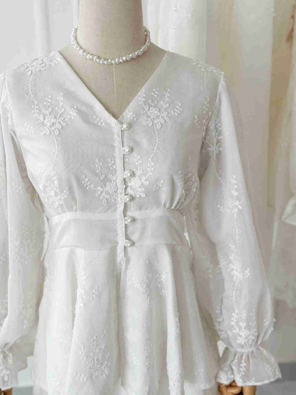 Jasmine Chiffon Blouse & Skirt