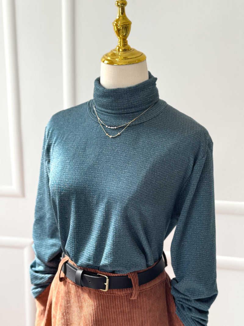 Teal Turtle Neck